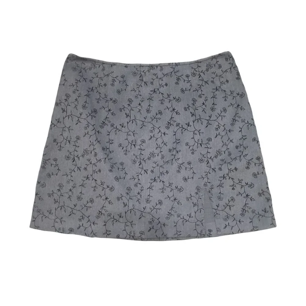 Express grey and black floral mini